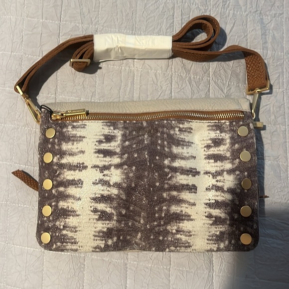 Hammit mixed media cross body bag / clutch combination - Picture 2 of 7